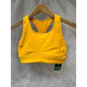DSG Sports Bra Size Small University Gold Compression Fit